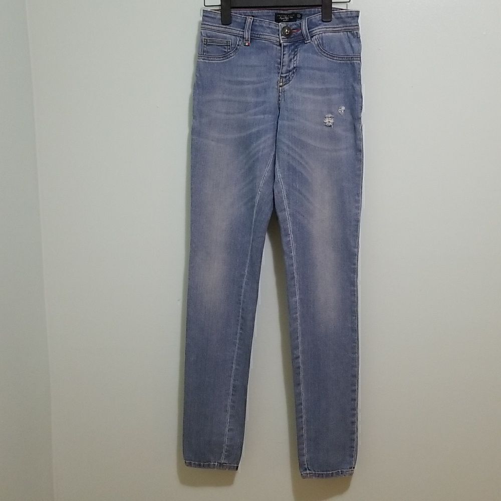 Philipp Plein Illegal Fight Club, slightly distressed skinny jeans. Size 25.